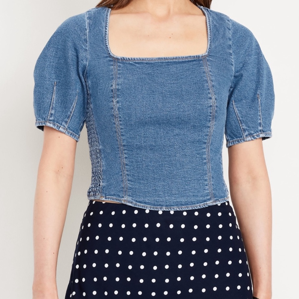 Blue Denim Blouse